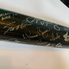1999 Yankees World Series Champs Team Signed Bat Derek Jeter Mariano Rivera PSA