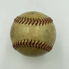 Cal Hubbard Hall Of Fame Signed Autographed Vintage Baseball With JSA COA