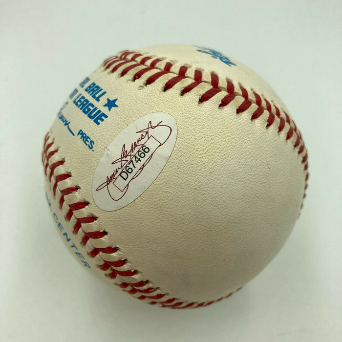Nolan Ryan Signed Official American League Baseball With JSA Sticker