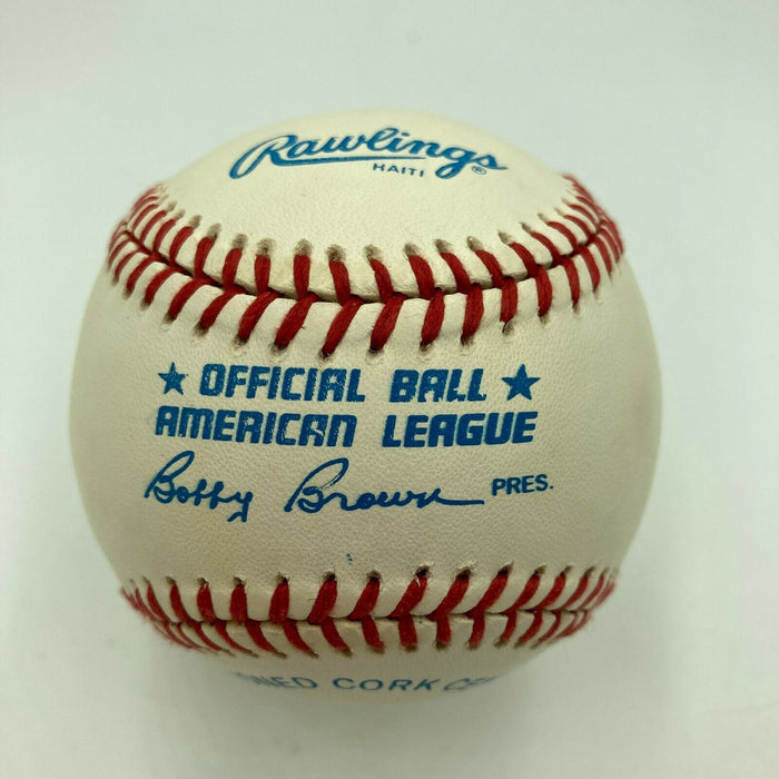 Paul Brown Single Signed Baseball Cleveland Browns Coach Dec 1991 JSA COA