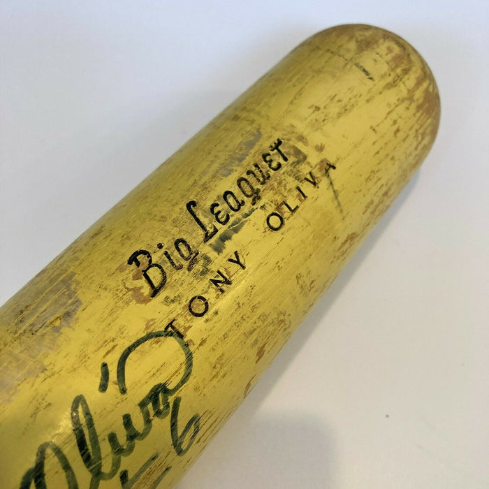 Tony Oliva Signed Vintage 1970's Game Model Baseball Bat With JSA COA