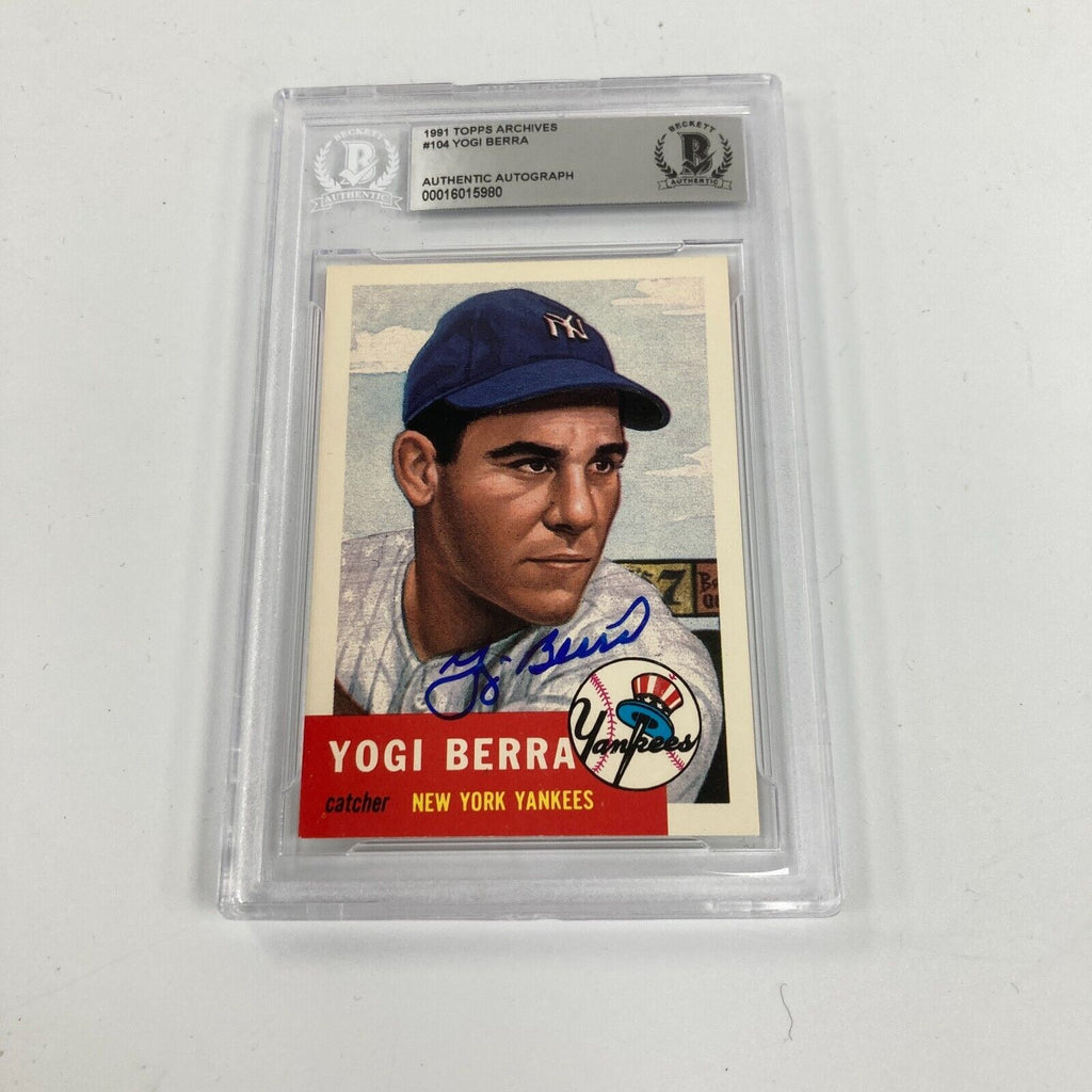 Yogi Berra New York Yankees Baseball MLB Original Autographed