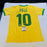 Pele Signed Autographed Brazil Soccer Jersey With Beckett COA