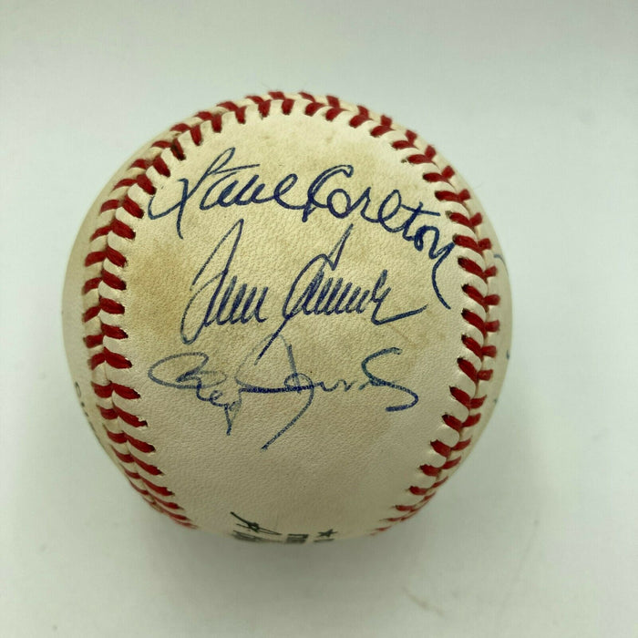 Nolan Ryan Tom Seaver Randy Johnson Roger Clemens 300 Win Signed Baseball JSA