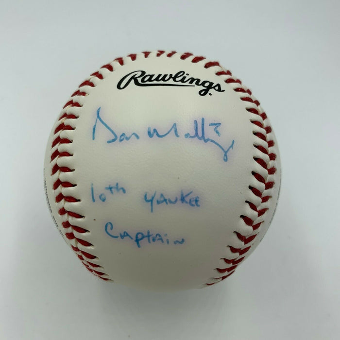 Don Mattingly 10th Yankees Captain Signed Special Edition Baseball Steiner COA