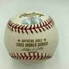 A. J. Pierzynski Signed Official 2005 World Series Baseball Steiner COA