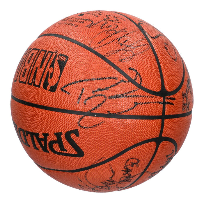 1993-94 Houston Rockets NBA Champs Team Signed Spalding NBA Game Basketball JSA