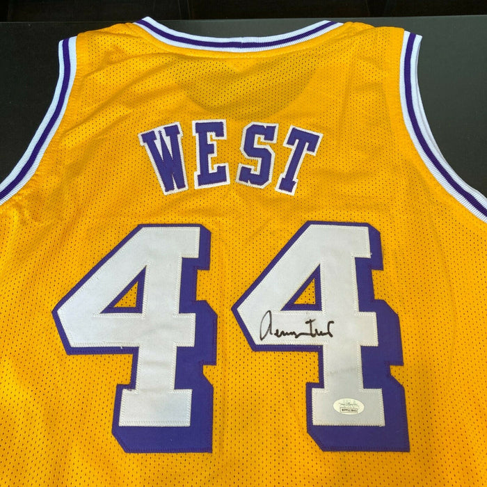 Jerry West Signed Los Angeles Lakers Mr. Clutch Jersey With JSA COA