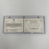 2015 National Treasures Heinie Groh Auto Game Used Bat Booklet 1/1 One Of One