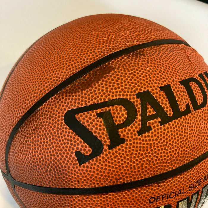 Beautiful Kobe Bryant Signed Spalding NBA Basketball Mint Auto Beckett COA