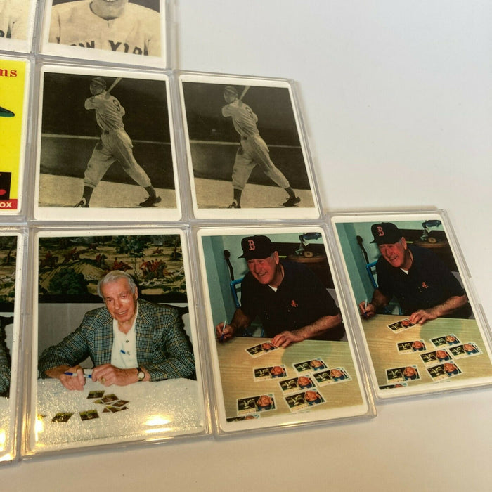 Lot Of (15) Joe Dimaggio & Ted Williams Porcelain Baseball Cards Topps Play Ball
