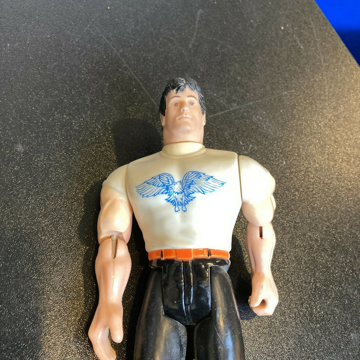 Tony Munafo Signed Sylvester Stallone Action Figure Over The Tops JSA COA