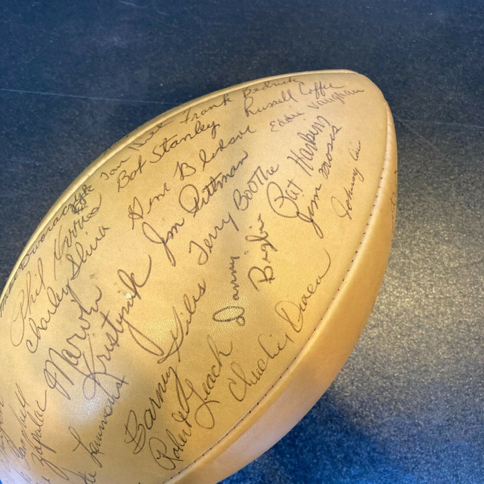 Rare 1965 Texas Longhorns Team Signed NCAA Football 60+ Sigs With JSA COA