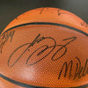 Lebron James 2015-16 Cleveland Cavaliers NBA Champs Team Signed Basketball PSA