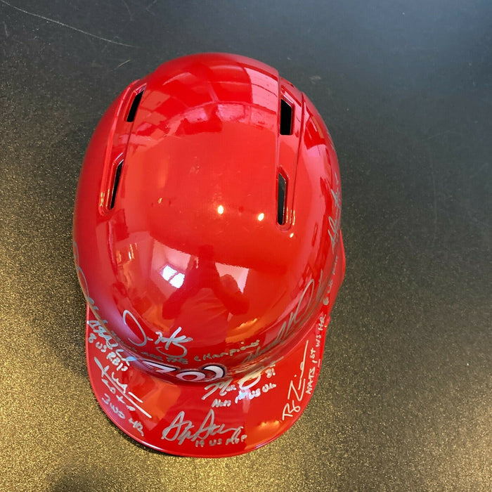 2019 Washington Nationals World Series Champs Team Signed Helmet Fanatics & MLB