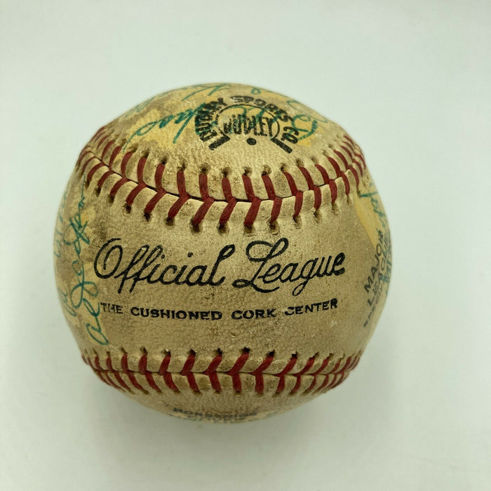 1964 New York Mets Team Signed Baseball Casey Stengel Don Drysdale JSA COA