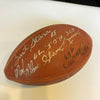 Bart Starr Brett Favre Green Bay Packers HOF Legends Signed Football PSA DNA