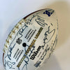 2010 Pro Bowl Team Signed Football 40 Sigs Drew Brees Matt Ryan JSA COA