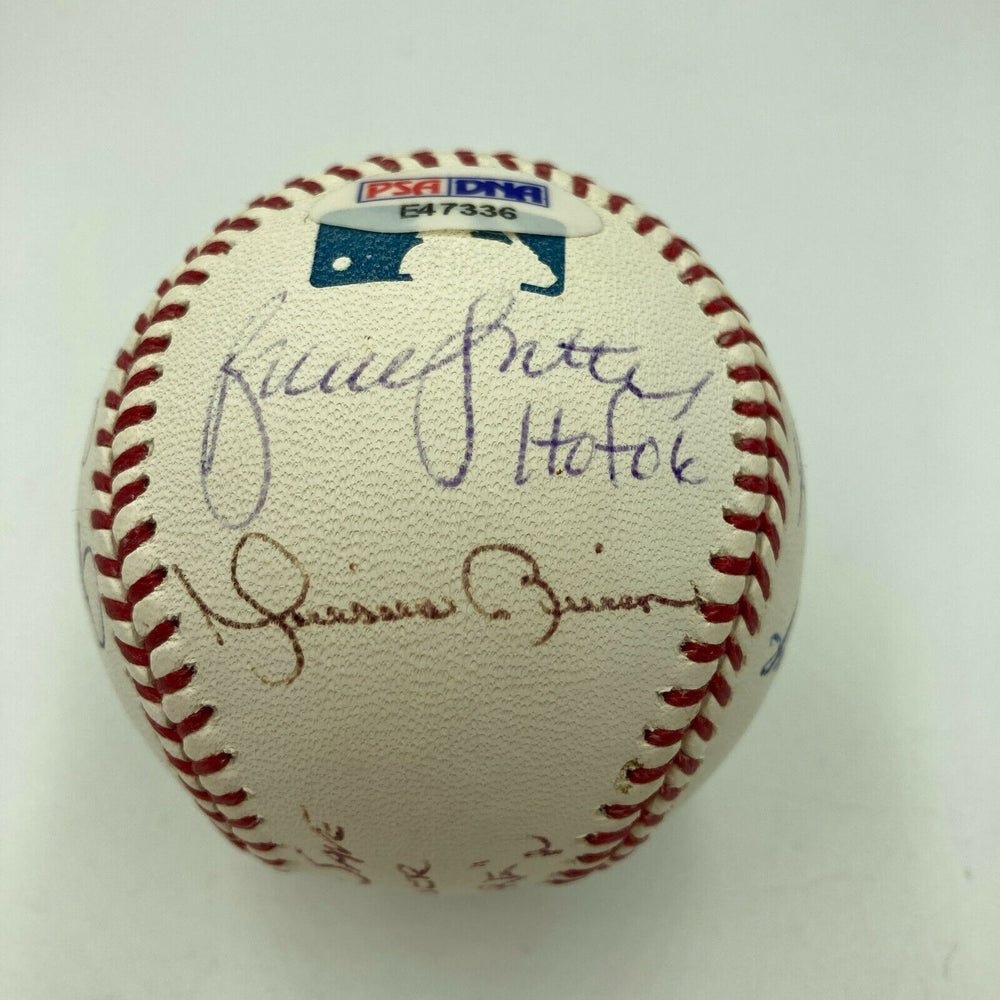 Legendary Closers Multi Signed Baseball Mariano Rivera Trevor Hoffman JSA COA