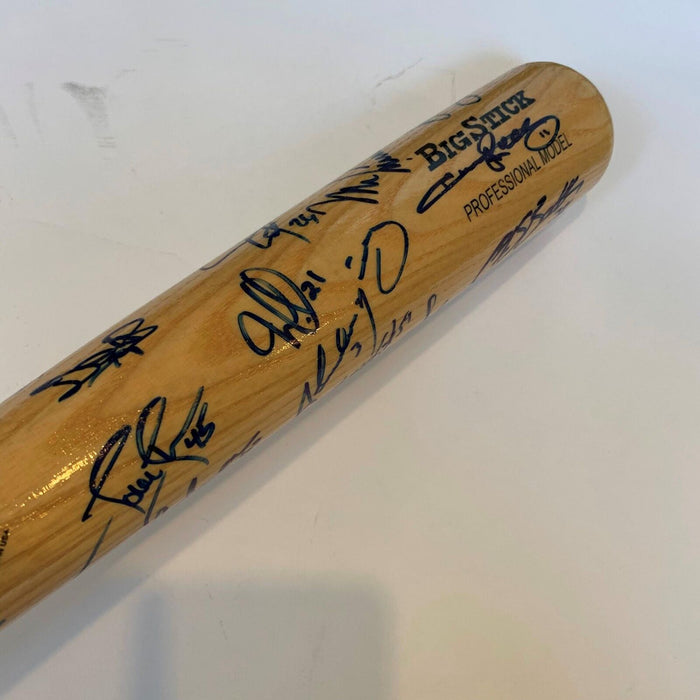 2006 Philadelphia Phillies Team Signed Baseball Bat 30+ Sigs With SGC COA