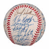 Beautiful 1996 / 1997 NY Yankees Team Signed Baseball Derek Jeter Rivera JSA COA