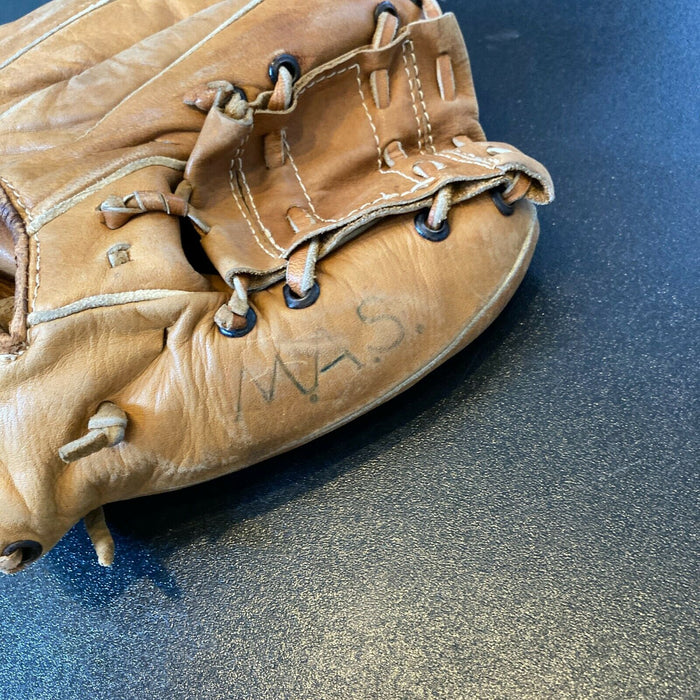 Ralph Kiner Signed Autographed 1950's Game Model Baseball Glove With JSA COA