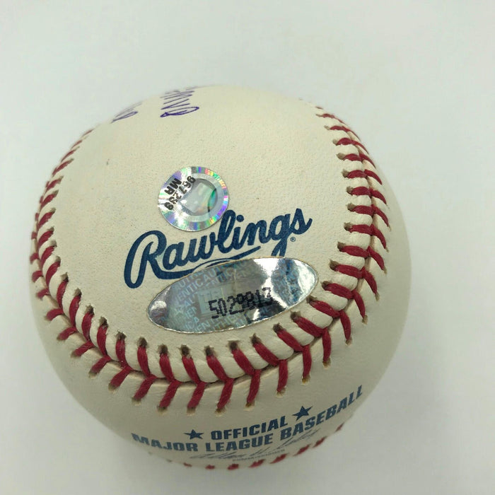 Brooks Robinson Signed Heavily Inscribed STAT Baseball Tristar & MLB Authentic