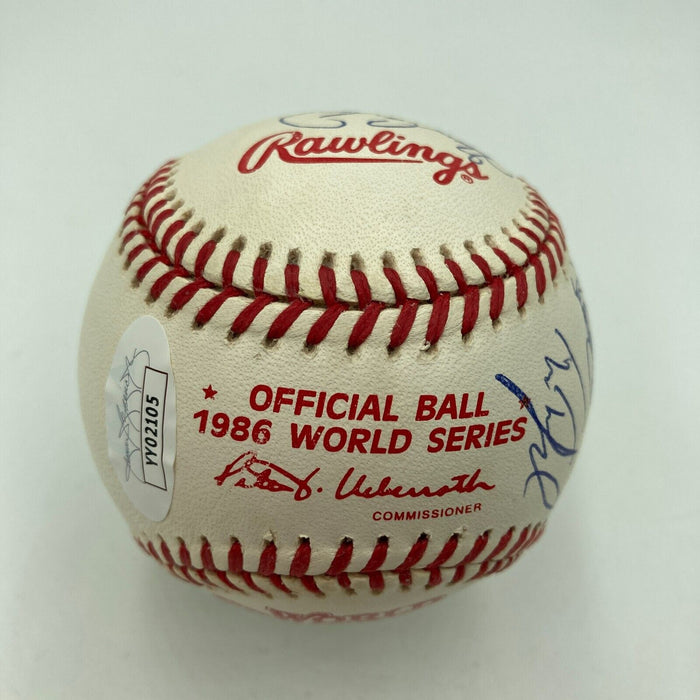 1986 New York Mets World Series Champs Team Signed World Series Baseball JSA