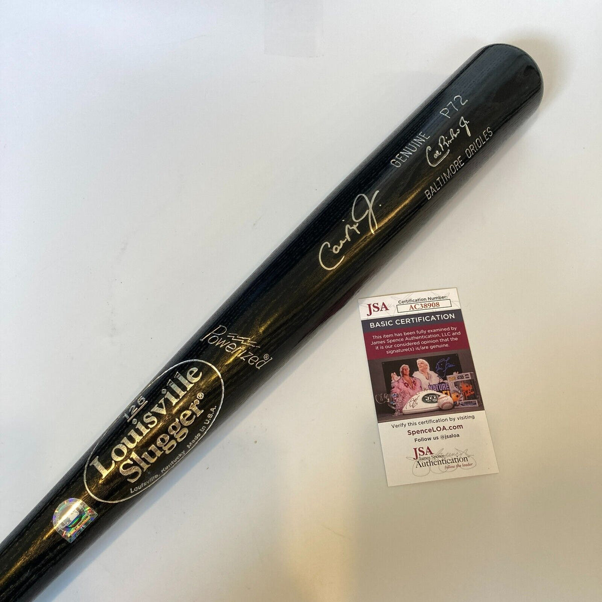 Cal Ripken Jr. Signed Louisville Slugger Game Model Baseball Bat JSA C ...