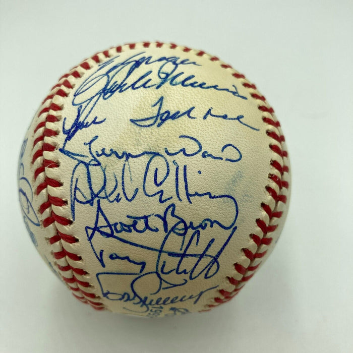 1993 Toronto Blue Jays World Series Champs Team Signed W.S. Baseball JSA COA