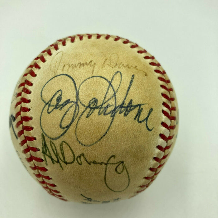 Sandy Koufax & Don Drysdale Brooklyn Dodgers Legends Signed Baseball PSA DNA