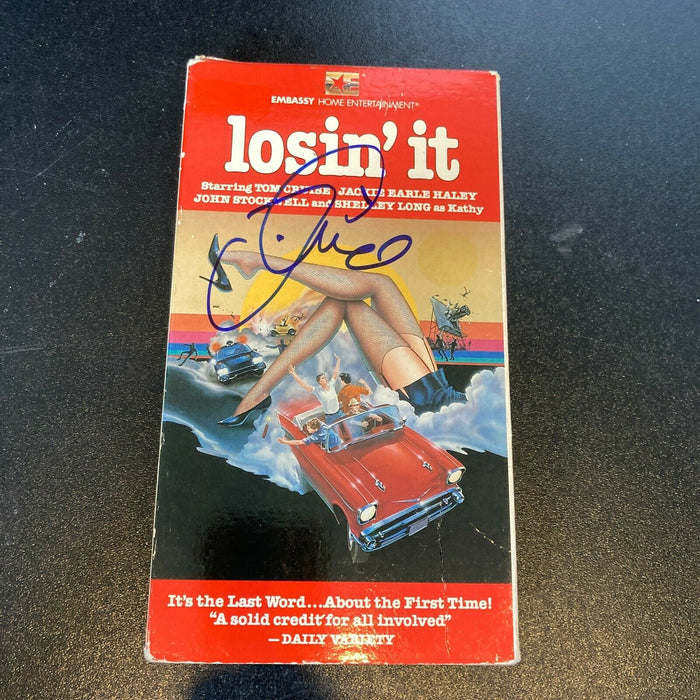 Tom Cruise Signed Autographed "Losin' It" Vintage VHS Movie With JSA COA