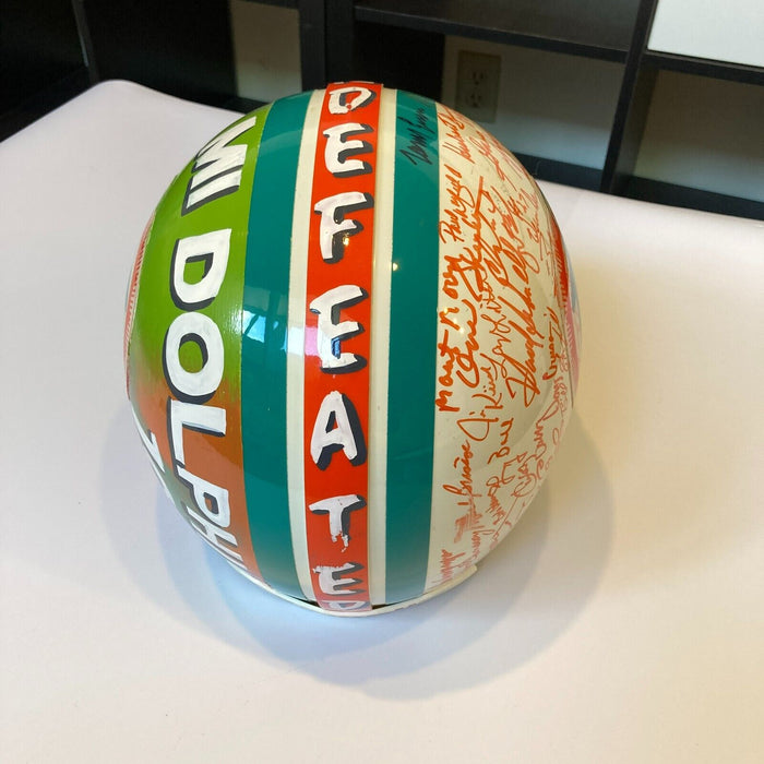 1972 Miami Dolphins Super Bowl Champs Team Signed Full Size Authentic Helmet JSA