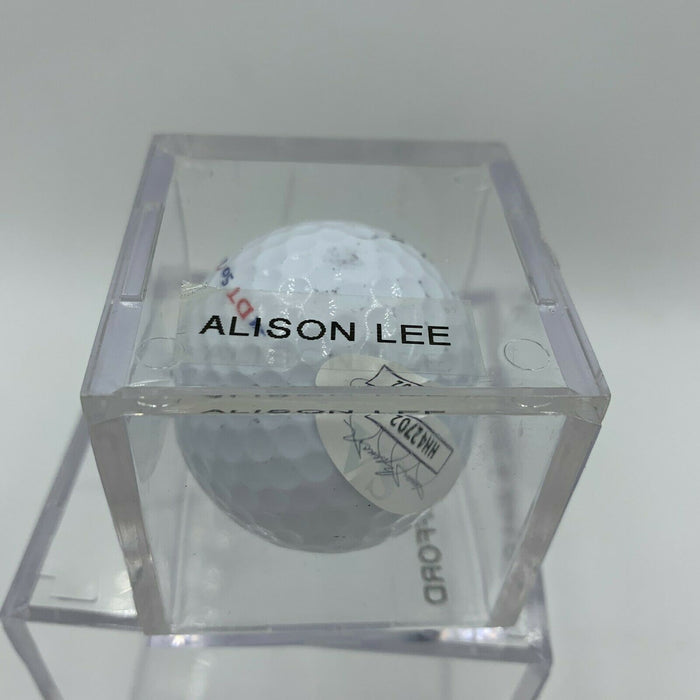 Alison Lee Signed Autographed Golf Ball PGA With JSA COA