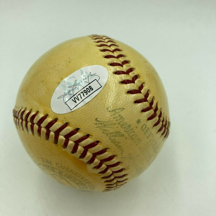 Jim Lemon Signed 1950's Official American League Harridge Baseball JSA COA