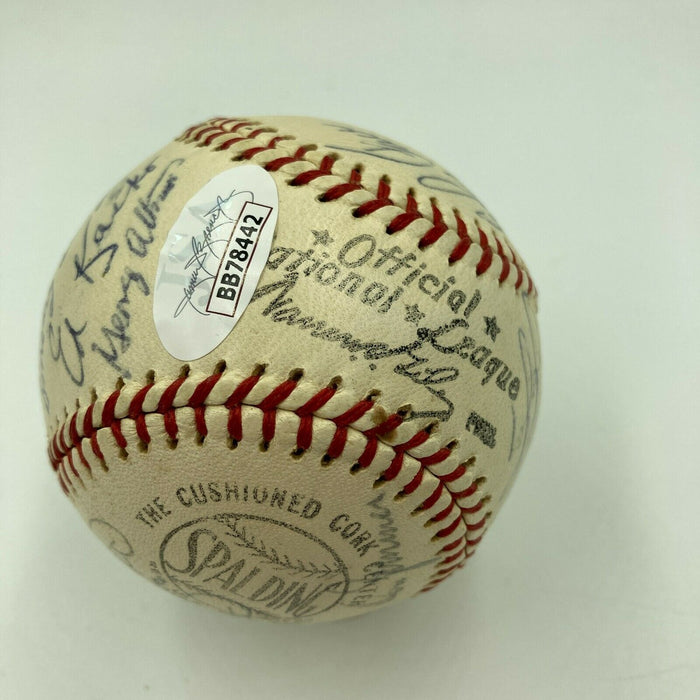 Roberto Clemente Willie Mays Hank Aaron 1961 All Star Game Signed Baseball JSA