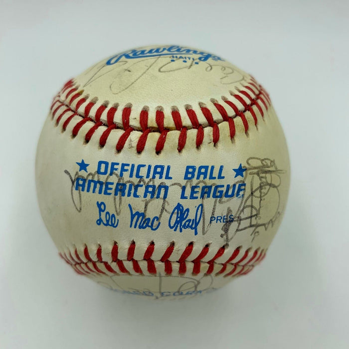 1983 Baltimore Orioles World Series Champs Team Signed Baseball Ripken JSA COA