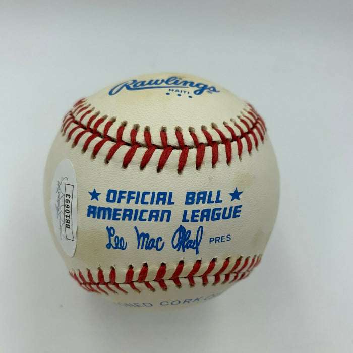 Joe Cronin Luke Appling Boudreau Aparicio HOF Shortstops Signed Baseball JSA COA