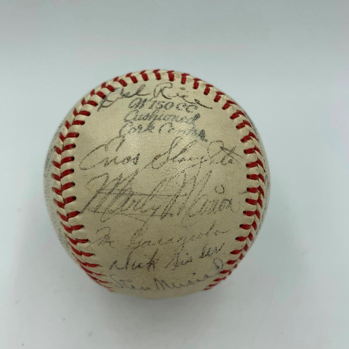 1946 St. Louis Cardinals World Series Champs Team Signed Baseball Musial JSA COA