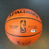 1982-83 Philadelphia 76ers NBA Champs Team Signed Spalding Basketball PSA DNA