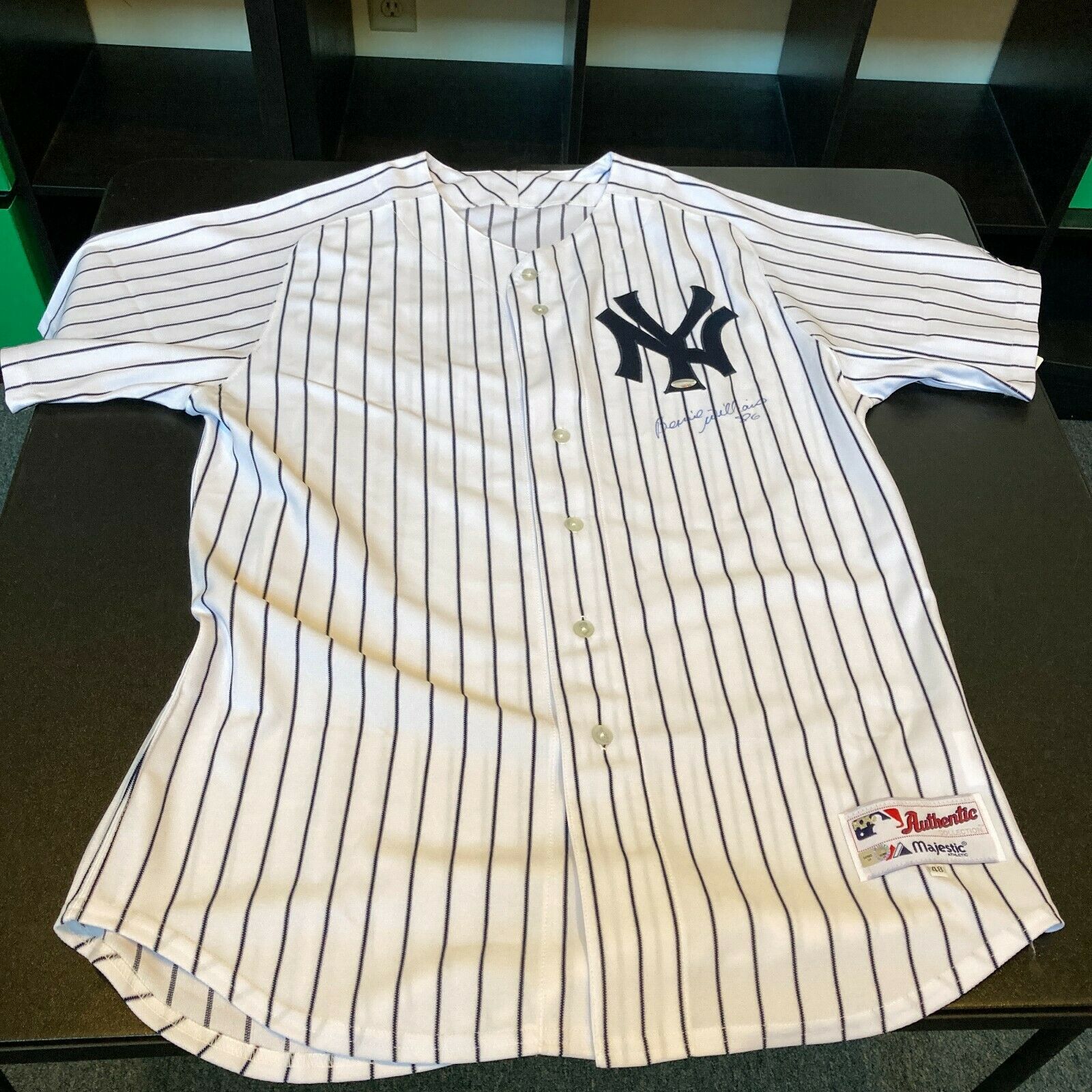 Bernie Williams Signed Authentic New York Yankees Game Model Jersey Steiner  COA