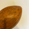 1972 Texas Longhorns Team Signed Presentation Football