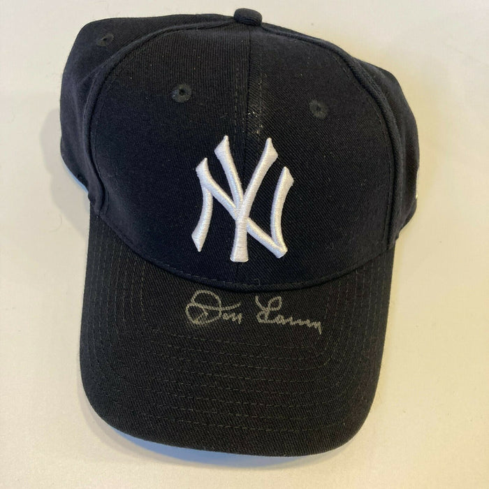 Don Larsen Signed New York Yankees Baseball Hat JSA COA