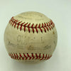 Ty Cobb & Willie Mays HOF Legends Signed Baseball With JSA COA