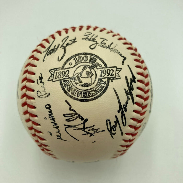 1992 St. Louis Cardinals 100th Anniversary Facsimile Team Signed Baseball