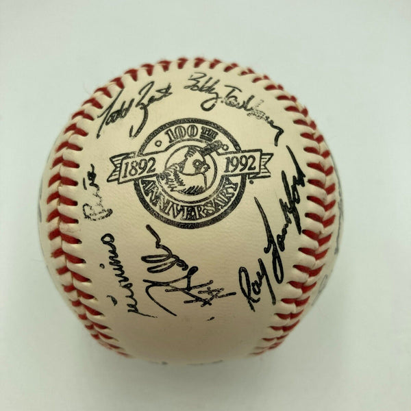 1992 St. Louis Cardinals 100th Anniversary Facsimile Team Signed Baseball