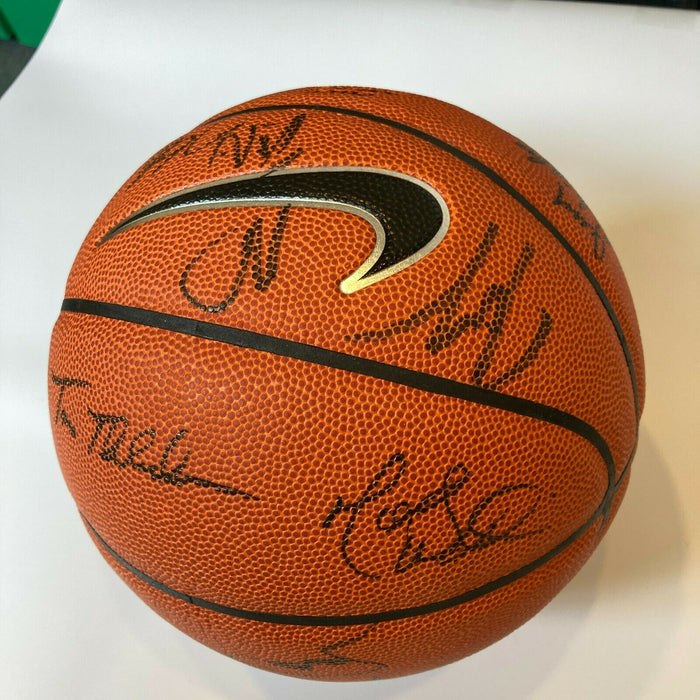 Stephen Curry Kevin Durant 2014 Team USA Olympics Signed Basketball Beckett
