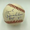 Nice Jack Brickhouse Hall Of Fame 1983 Signed Official NL Baseball With JSA COA