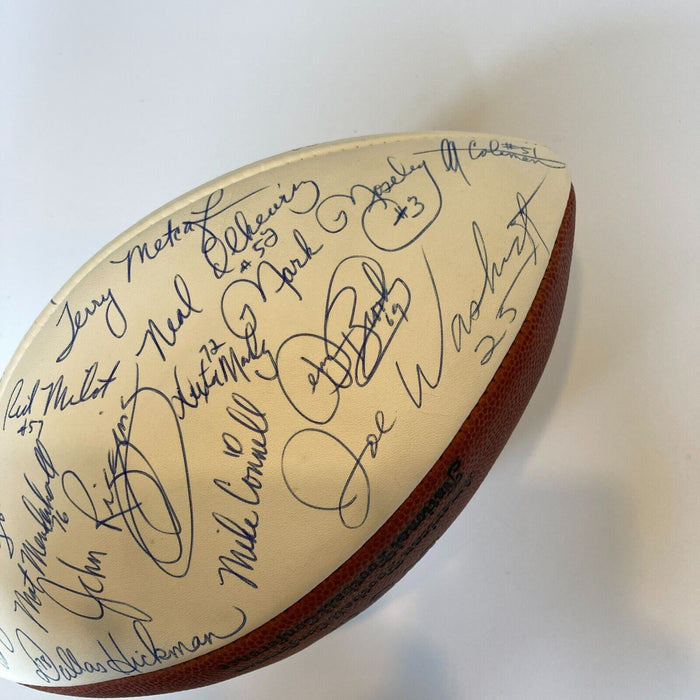 1981 Washington Redskins Signed Vintage Wilson NFL Game Football