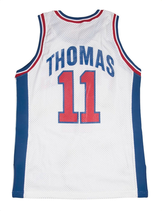 Isiah Thomas Signed Game Issued Pro Cut 1991 Detroit Pistons Jersey Beckett COA